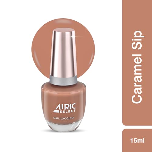 Image of Nail Lacquer | Caramel Sip, 15 ml | Versatile | Long Wear | Dazzle Shine | High-Shine Finish | Rich, Pigmented Colors | Quick-Drying