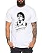 Diego - T-Shirt pour Homme Tee-Shirt Argentine Football Coupe du Monde 1986 Maradona Shirt Soccer Légende Footballer, Tasse:Blanc, Taille:M