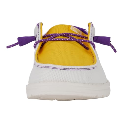 Image of HEYDUDE Women's Wendy NCAA | Women's Shoes | Women's Slip-on Loafers | Comfortable & Light-Weight