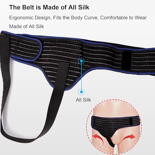 Faja para Hernia Unisex XL Ajustable con Almohadillas Desmontables miniatura 4