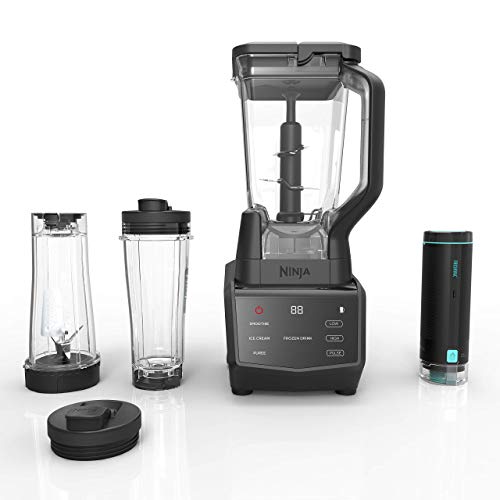 Ninja Smart Screen Duo Technology in Black (CT661V) Countertop Blender with Freshvac, 72 oz (Renewed)