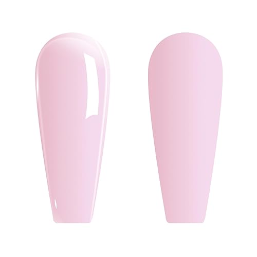 Miniatura 83 de Vishine Esmalte de uñas de gel blanco transparente lechoso de 0.5 fl oz, esmalte de gel UV LED, color nude lechoso para el hogar, manicura, barniz