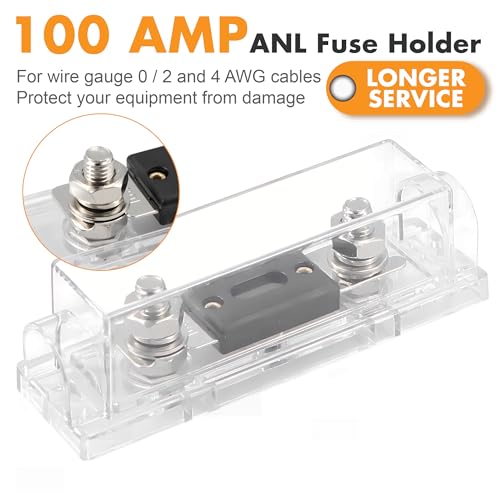 Image of 4 Gauge OFC Car Amplifier Wiring Kit 3000W - Fits Most Standard Amp Terminals | Complete with All Cables for Power, Ground, RCA & Speakers | Ideal for Car Stereo & Sub Upgrades