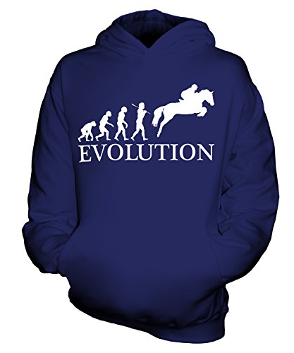 Sweat-shirt à capuche enfant saut d'obstacles le cadeau équitation