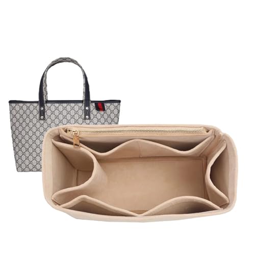 Bolsa organizadora para bolsa Gucci pequena e média, bolsa de armazenamento, Bege A, S