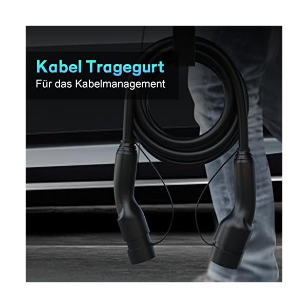 KUAX Typ 2 Ladekabel 22KW 3 Phasen Ladekabel-IEC-62196-2 geeignet für Model S/3/X/Y | e-Golf/e-UP/ID.3 | i3/i8 – Bild 6
