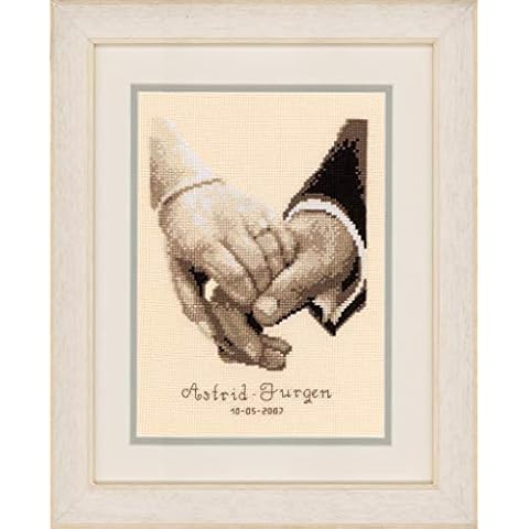 Vervaco Rec Wedding Happiness Counted Cross Stitch Kit, Multi-Colour Cover