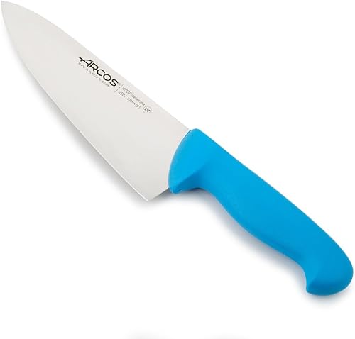 Miniatura 16 de Arcos Cuchillo de chef de acero inoxidable de 10 pulgadas. Cuchillo de cocina profesional multiusos para cortar y limpiar verduras. Mango ergonómico