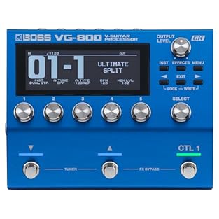 V-Guitar Process with Acoustic/Electric Instrument Modeling Synthesizer Modeling USB Audio Interface Amp Effect Models BOSS Tone Exchange