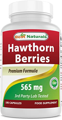 Best Naturals Hawthorn Berry 565 mg Capsules