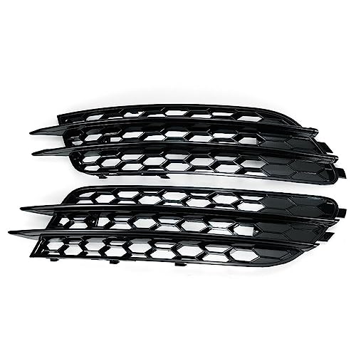 Calandre avant pour Audi A6 C7 Berline 2012-2015 1 paire de grilles d'antibrouillard style RS6