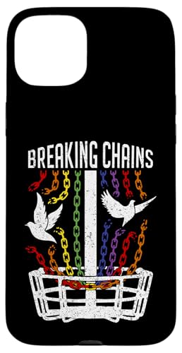 LGBT �Q�C �v���C�h �� �f�B�X�N �S���t �v���[���[ �u���C�L���O �`�F�[�� �o�[�f�B�[ �X�}�z�P�[�X iPhone 15 Plus �p