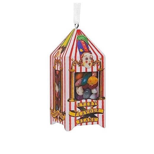 Hallmark Décoration Harry Potter à collectionner, motif Every Flavour Beans de Bertie Bott, blanc