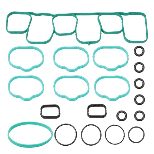 Image of Edge Explorer F-150 Mustang Lower and Upper Intake Manifold Gasket Set Fit for Taurus Transit-150 /250 /350 /350 HD MKT MKX MKS MKZ Replaces MS97118-1, MS971181