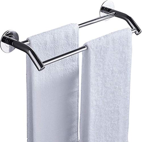 Porte-serviette mural double pour optimiser le rangement de la cuisine et salle de bain
