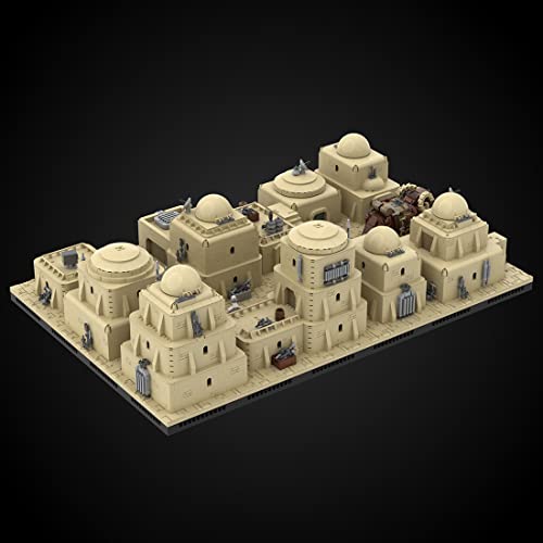 SOND Tatooine Desert City Modular Building Blocks Set,MOC-102135 klemmbausteine, Compatible with Lego Space Wars 7449… – Bild 5