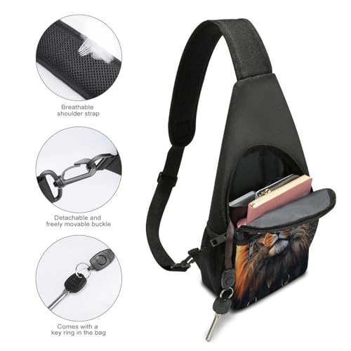 Bolso bandolera ligero para senderismo y viaje miniatura 4