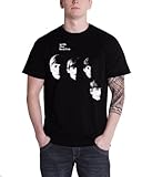 Quality T Shirt Beatles-with The Beatles Men\'s Short Sleeve Shirt Gr. Medium, Schwarz - Schwarz