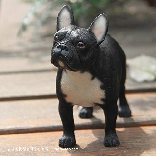 Bouledogue français ornements KELIEQA statue de collection idée cadeau pour passionnés chiens