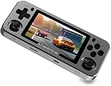 ?? Compatible con PSP/NDS / DC: la consola de juegos retro portátil con sistemas Linux de código abierto y es compatible con más de 20 emuladores, incluidos los compatibles con PSP PS1 NDS N64 DC FBA MD GB, etc. Esta consola de juegos retro de 64 GB ROM preinstalada con unos 2500 juegos y soporta a los usuarios añadir juegos por sí mismos, el máximo se puede extender a 256 G.