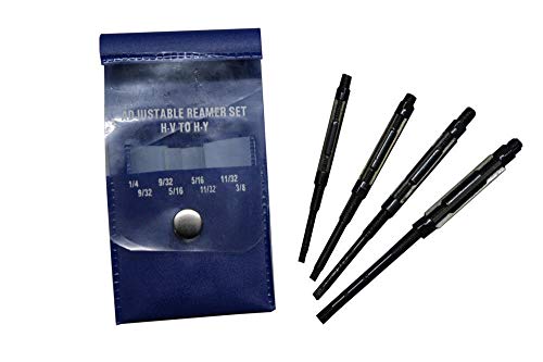 Micro Expanding Hand Reamer 4 Pzs Set 1/4"-3/8" Nuevo miniatura 2