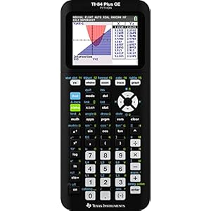Texas Instruments TI-84 Plus CE Color Graphing Calculator, Black