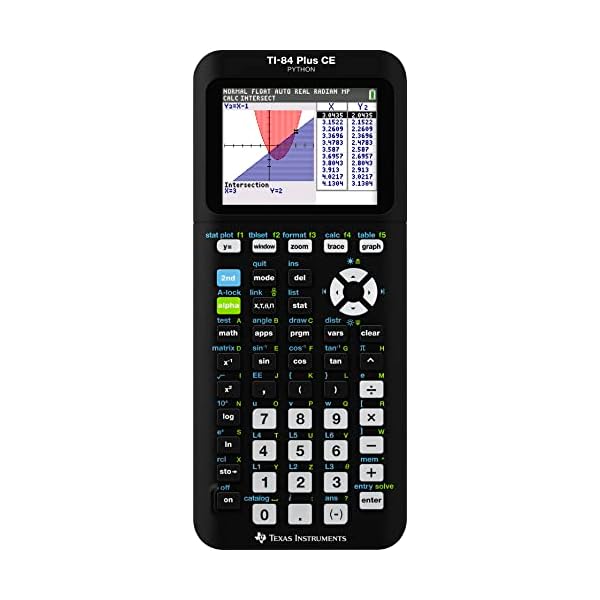 Texas Instruments TI-84 Plus CE Color Graphing Calculator, Black