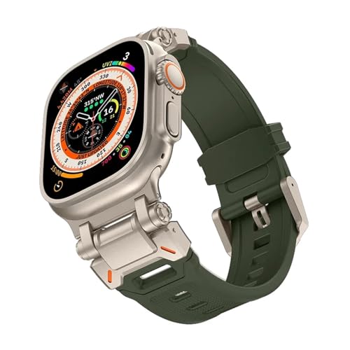 Bracelet souple iWatch résistant à la sueur pour Apple Watch Ultra 49mm
