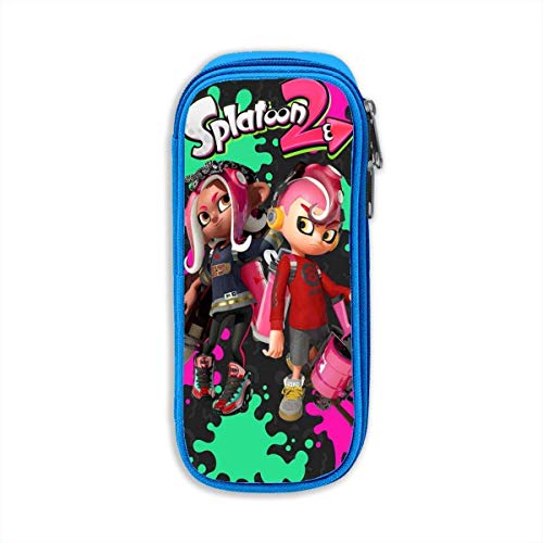 Preisvergleich Produktbild hengshiqi Switch-Splatoon2-logo Unisex-Federbeutel mit Reißverschlusshalter Federmäppchen Schreibwaren Beutel Beutel Mädchen Jungen