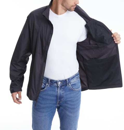 Image of Mens Windbreaker Jackets Lightweight Packable Jacket,Windproof and Dustproof