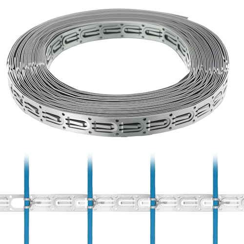 Kingdder 50ft Cable Guides for Electric Radiant Floor Heating Cables Electric Radiant Heat Strapping for Timber/concrete Subfloor Compatible with Most Underfloor Heating Systems