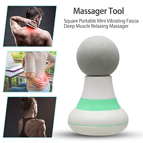 Upgrade 2.0In*4.5In - Mini Electric Handheld Massager Wand, Powerful 6 Speed Vibration Modes,Cordless Handheld And Portable,Suitable For Shoulder,Neck And Back Massage-White #TOP4