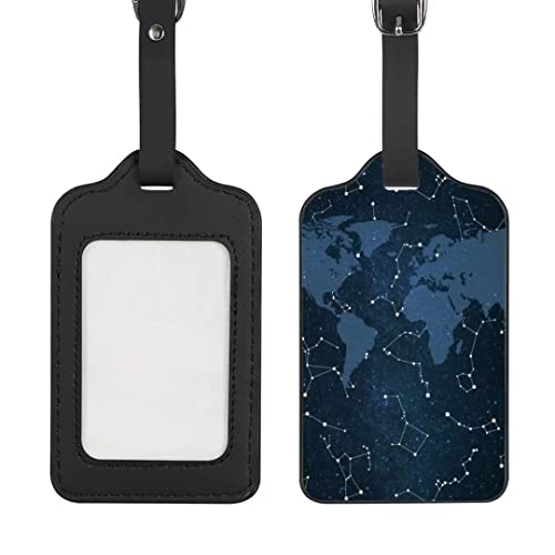 World Map Print Luggage Covers Set Beautiful Dark Blue Elastic Anti-Thief Travel Suitcase Protector Covers With Zipper3