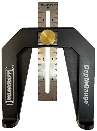 Milescraft 8601 Depth Gauge - Measure, Mark And Locate Depth Of Blade Or Bit On Table Saws thumb #1