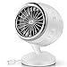 MAGELIYA Stół turbinowy z podwójnym łopatką, mały, okrągły wentylator, cicha praca, regulowany kąt nachylenia 5-20°