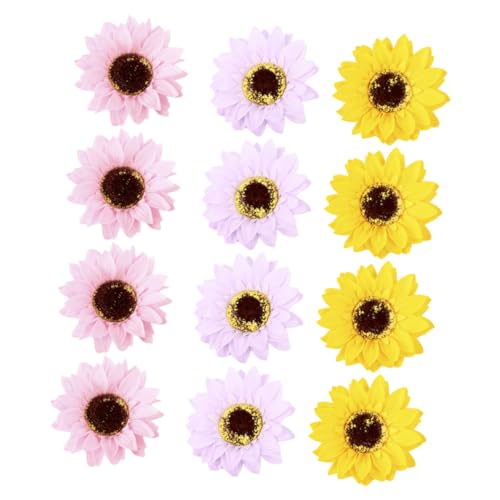 TOKIDNY 12個 せっけんひまわり ソープフラワーブーケ 花柄 花飾り valentines day valentines ルソープフラワー 繊細なソープフラワー