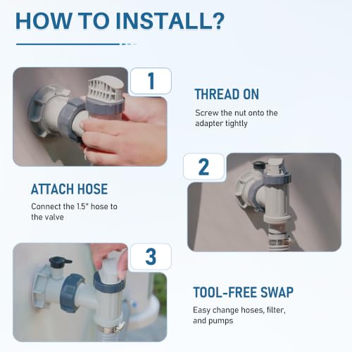FATCANMA Plunger Valve Replacement for Intex Above-Ground Pool Filter Pump by FATCANMA - Used condition - Image 6