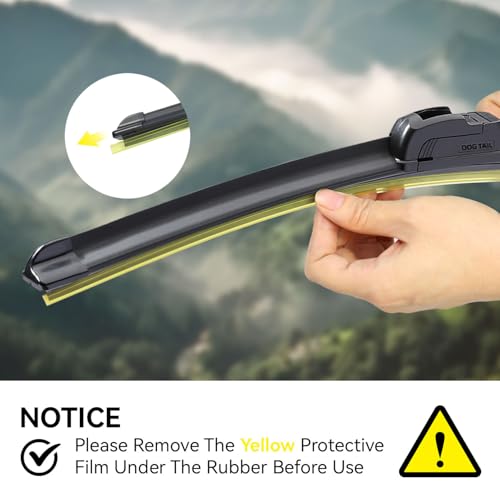 Image of DOG TAIL 22 inch Wiper Blades 2 Pack - All-Season - J Hook
