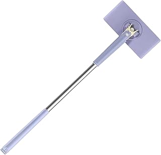 ミニモップ コンコンパクトスペース用,折りたたみ式布交換クリーナー - 360度回転 自動クロス交換 小型モップ | デスクトップ・食器・ガラス・キッチン・バスルーム・車・リビングルーム・床・家庭用