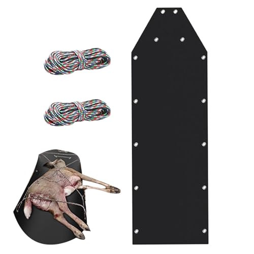Deer Drag Multi-Purpose Hunting Sled - Ice Fishing and Snow Utility Game Sled With Ropes | Bulk Accessories for Consignment of Ice Fishing Supplies