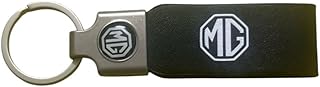 جيني سلسلة مفاتيح ام جي جلدية فاخرة متوافقة مع جميع الموديلات. MG5، MG6، ZS، HS، RX5 وغيرها، سلسلة مفاتيح هدية