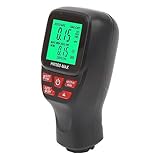 Beschichtungsdickenmessgerät, Farbdickenmessgerät Für Hohe Beschichtungsstärken, Geeignet Für Fertigung, Metallverarbeitung, Chemische Industrie, Zollkontrolle Usw.(Schwarz)