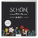 Produktbild Gästebuch für Hochzeit, Geburtstag, Ferienwohnung & Taufe schwarz, Hochzeitsgästebuch Schön dass du da bist, 144 S. dickes FSC-Papier, klimaneutral, Premium Hardcover, stabile Fadenbindung, 21x21 cm