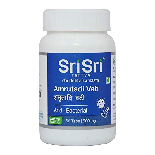 Sri Sri Tattva Amrutadi Vati, 500mg, 60 Tabs (Pack of 2) (Pack of 2) (B07JBVFMD3) Amazon Price History, Amazon Price Tracker