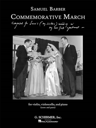 Commemorative March: First Edition Piano Trio Score and Parts