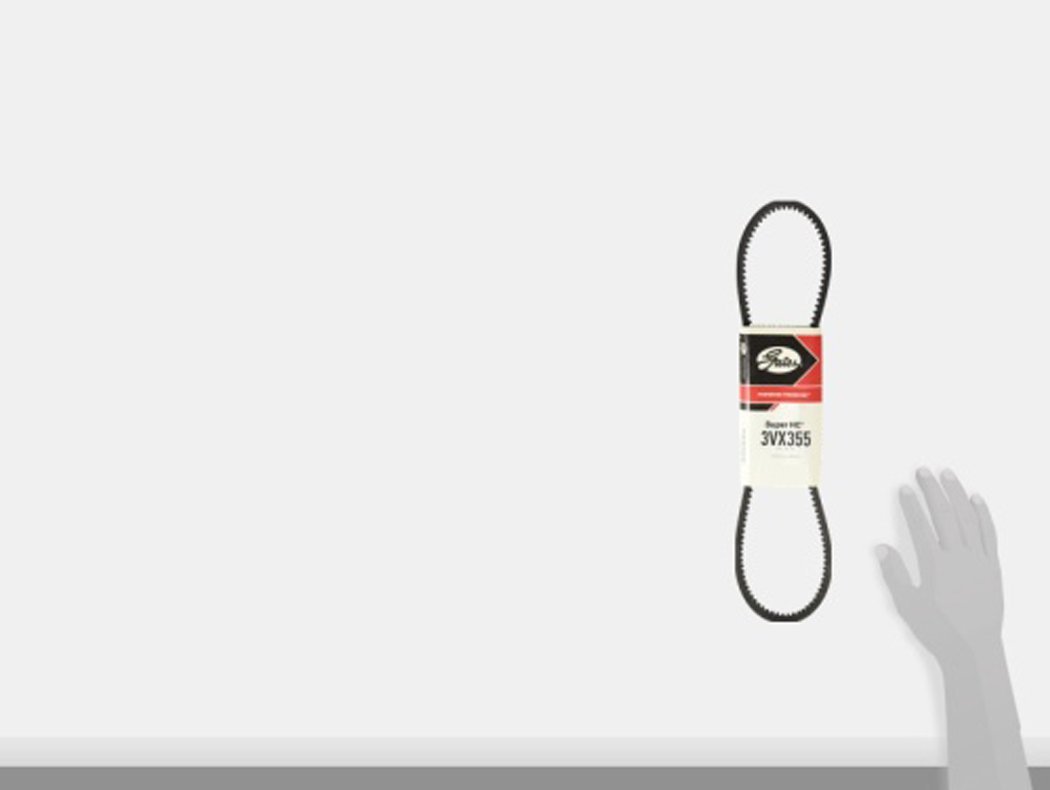 Gates 3VX355 V-Belt: 3x Horsepower! -4 Gates 3VX355 V-Belt: 3x Horsepower! -4