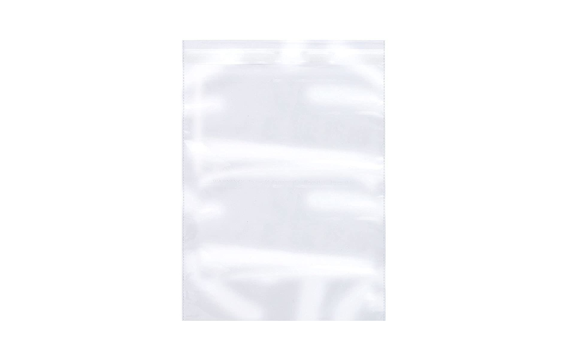 The Elixir Packaging 3 by 5-Inch 100 Poly Bag Clear Resealable Shipping Bags, Meets USDA FDA Standards