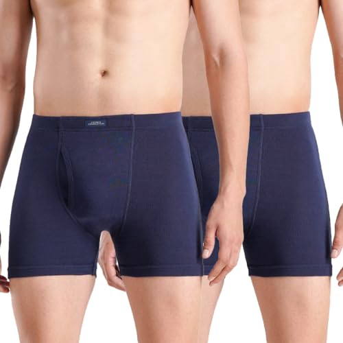 Image of French Connection Regal Oxford,Men's Long Trunks Pack of 2