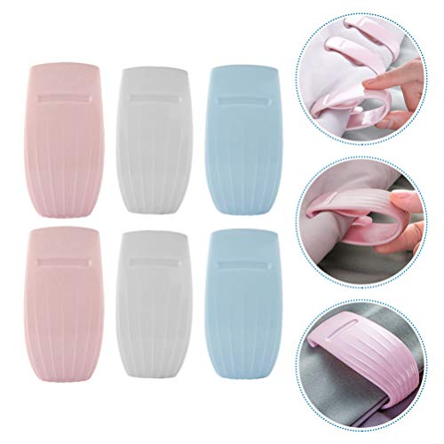 NICEXMAS 6 Pcs Clipes de Cobertura de Edredom Clipes de Suporte de Edredom Pegadores de Cobertor de