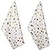 DII Cotton Decorative Christmas Metallic Dish Towel 18 x 28" Set of 2, Oversized Kitchen Dish Towels, Perfect Holiday, Hostee, Housewarming Gift-Metallic Confetti